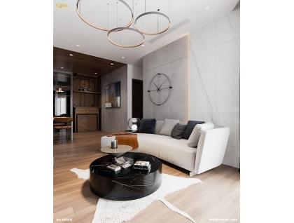 Thiết kế nội thất chung cư 3 phòng ngủ nhà chú Trung